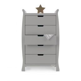 Obaby Stamford Tall Chest Of Drawers Warm Grey