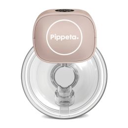 Pippeta LED Wearable Hands Free Breast Pump Ash Rose