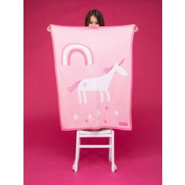 Ziggle Blanket Unicorn Land by Cosatto Pink