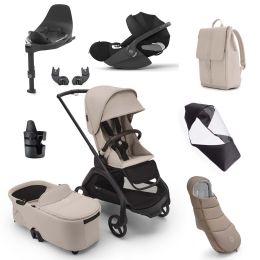 Bugaboo Dragonfly Cloud T Ultimate Bundle Desert Taupe