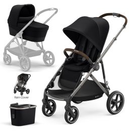 Cybex Gazelle S Pushchair & Carrycot Taupe Frame