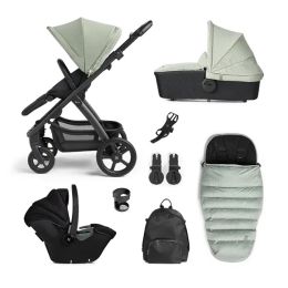 Silver Cross Tide 3-in-1 Pram with Accessory Pack & Dream Car Seat Sage