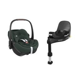 Maxi Cosi Pebble 360 Pro2 Car Seat & FamilyFix 360 Pro Base Twillic Green