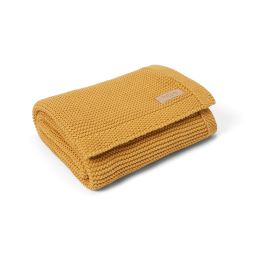 Tutti Bambini Chunky Knitted Baby Blanket Our Planet Ochre