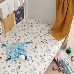 Tutti Bambini Cot Bed 2 Pack Fitted Sheets 140x70cm Our Planet