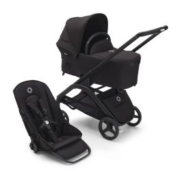 Bugaboo Dragonfly Complete Pushchair & Carrycot Midnight Black