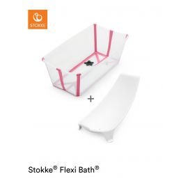 Stokke® Flexi Bath® Bundle Transparent Pink