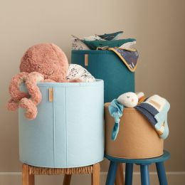 Tutti Bambini 3 Pack Felt Nursery Storage Baskets Our Planet