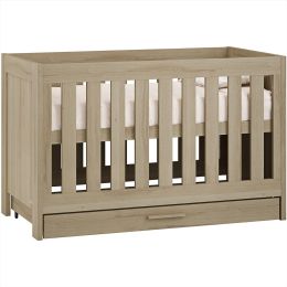 Venicci Forenzo Cot bed with Underdrawer Honey Oak