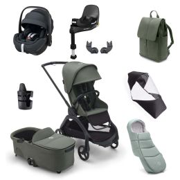 Bugaboo Dragonfly Pebble 360 Pro Ultimate Bundle Forest Green