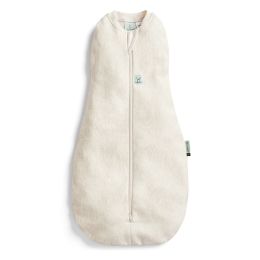 ErgoPouch 1.0 TOG 0-3 Months Organic All Year Cocoon Swaddle Sleeping Bag Oatmeal