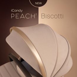 iCandy Peach 7 Double Pram & Pushchair Biscotti