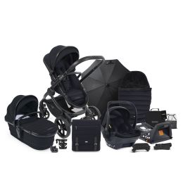 iCandy Peach 7 Complete Bundle with Car Seat & Base Black Edition 