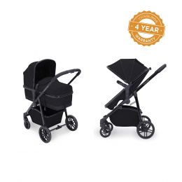 Ickle Bubba Moon 2-in-1 Carrycot & Pushchair Black