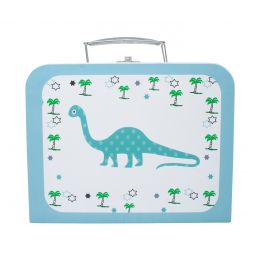 Ziggle Uptown Dinosaur Suitcase, Zipped Suit and Hat (0-3 months) Blue