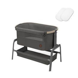Maxi Cosi Iora Co-Sleeper With Sheets Beyond Graphite