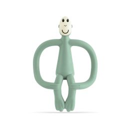Matchstick Monkey Teething Toy And Gel Applicator Mint Green
