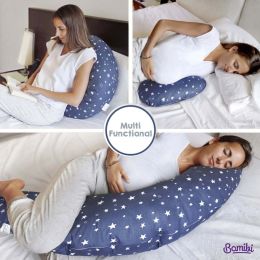 Bamibi Pregnancy Pillow Navy Stars