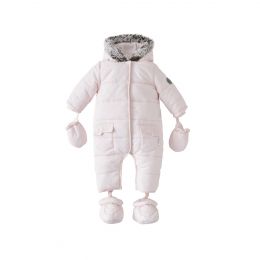 Silver Cross Quilted Pramsuit Pink