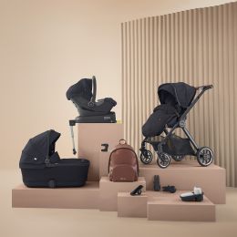 Silver Cross Reef Pushchair and First Bed Carrycot with Ultimate Pack Orbit              