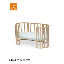 Stokke® Sleepi™ Bed Fitted Sheet V3 Dots Sage