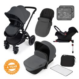 Ickle Bubba Stomp V3 All in One with Isofix Base Graphite Grey