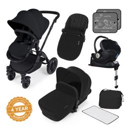 Ickle Bubba Stomp V3 I-Size All in One with Isofix Base Black