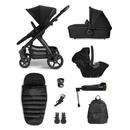 Silver Cross Tide 3-in-1 Pram with Accessory Pack, Dream Car Seat & Base Space