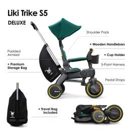 Doona Liki S5 Trike Racing Green
