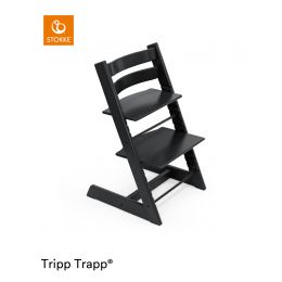 Stokke® Tripp Trapp® Chair Black + Free Baby Set