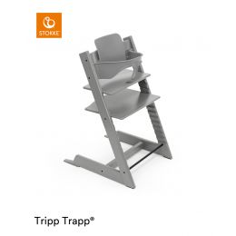 Stokke® Tripp Trapp® Chair Storm Grey + Free Baby Set
