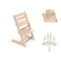 Stokke® Tripp Trapp® Chair, Baby Set™ & Harness Natural