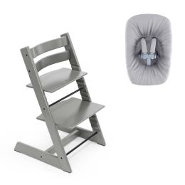 Stokke® Tripp Trapp® Chair Storm Grey & Newborn Set