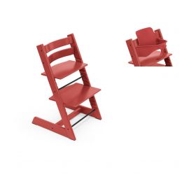 Stokke® Tripp Trapp® Chair & Baby Set™ Warm Red