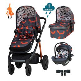 Cosatto Wow 2 Car Seat Bundle Charcoal Mister Fox