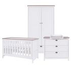 Tutti Bambini Verona 3 Piece Room Set White/Oak