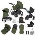 Ickle Bubba Stomp Luxe 12 Piece Cirrus Travel System Bundle Woodland