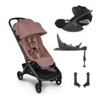 Bugaboo Butterfly 2 Cybex Cloud T Newborn Bundle Dusty Pink