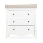 CuddleCo Clara Chest Changer White/Ash