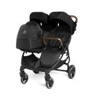 Ickle Bubba Venus Prime Double Stroller Black