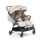 Ickle Bubba Aries Double Autofold Stroller Stone