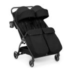 Ickle Bubba Aries Double Max Autofold Stroller Black