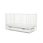 Ickle Bubba Hartley Classic Cot Bed & Under Drawer White