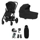 Cybex Balios S Lux 8 Piece Bundle Moon Black