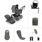 Bugaboo Fox 5 Renew Complete Forest Green Cybex Cloud T & Base Ultimate Bundle