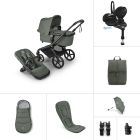 Bugaboo Fox 5 Renew Complete Forest Green Maxi Cosi Pebble 360 Pro2 & Base Ultimate Bundle