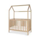 Tutti Bambini Casa Mini Cot Bed House Harvest Oak