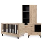 Tutti Bambini Como 3 Piece Room Set Distressed Oak/Slate Grey