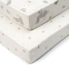 Tutti Bambini Cot Bed 2 Pack Fitted Sheets 140x70cm Cocoon