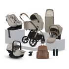 Silver Cross Cove Ultimate Family 360 Car Seat Bundle Champagne